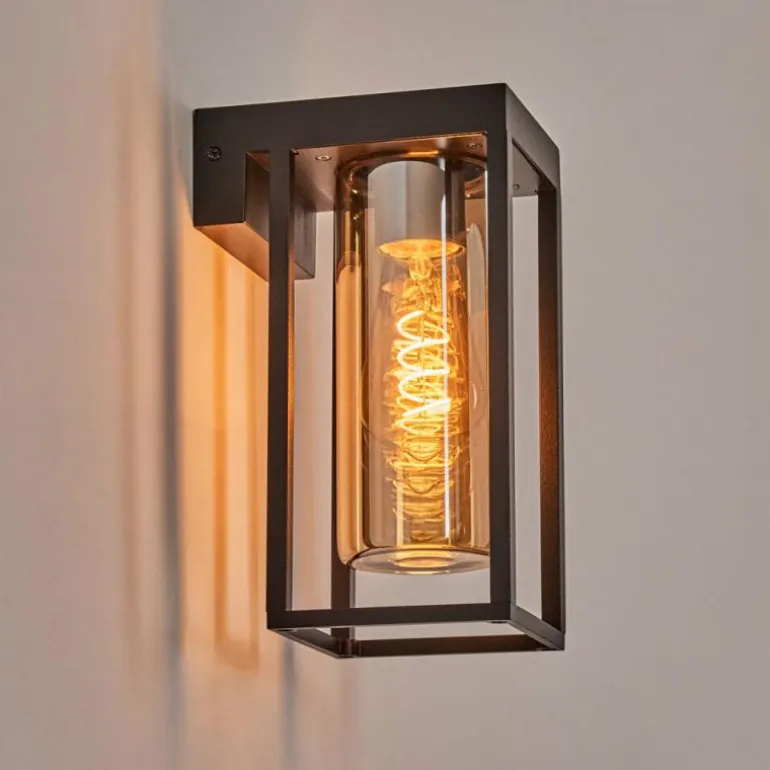 Lagarelhos Luminaire extérieur, Lampe murale d´extérieur Noir, 1 lumière