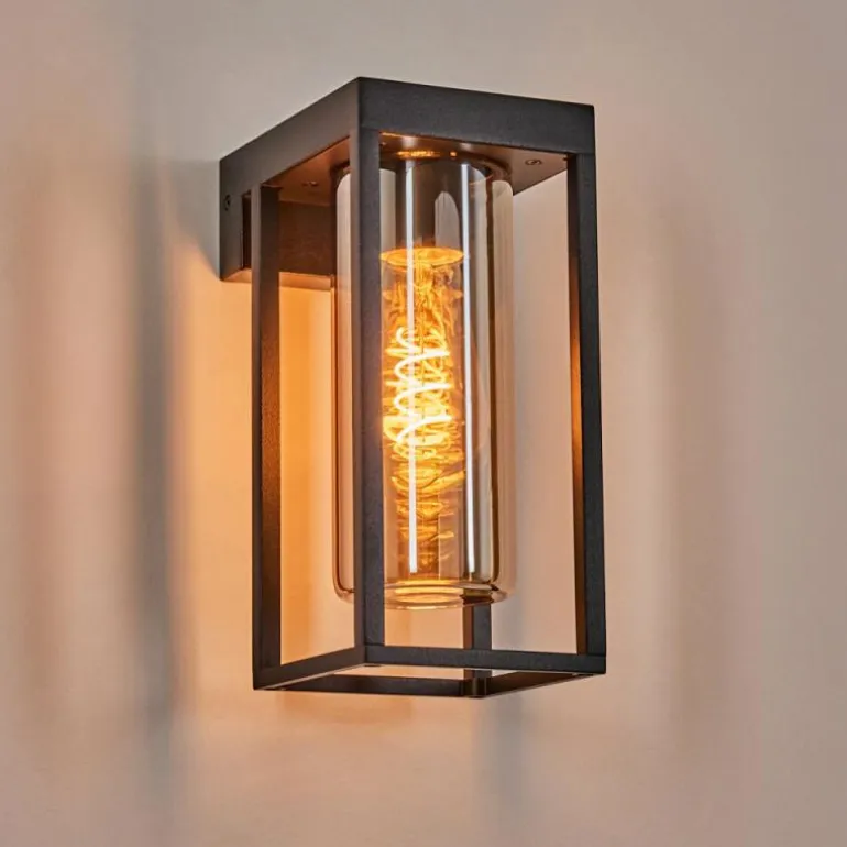 Lagarelhos Luminaire extérieur, Lampe murale d´extérieur Noir, 1 lumière