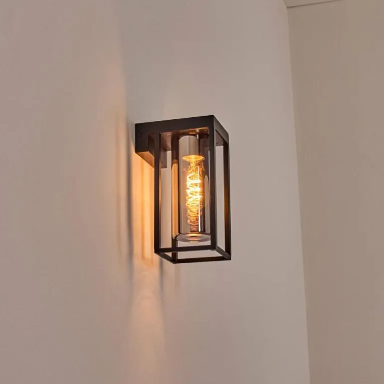 Lagarelhos Luminaire extérieur, Lampe murale d´extérieur Noir, 1 lumière