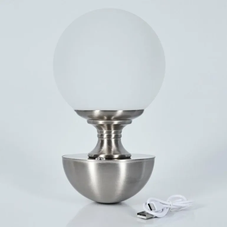 Lakolk Lampe à poser LED Nickel mat, 1 lumière