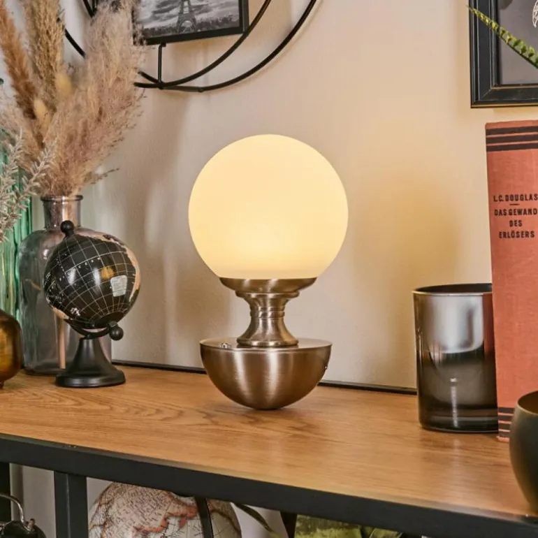 Lakolk Lampe à poser LED Nickel mat, 1 lumière