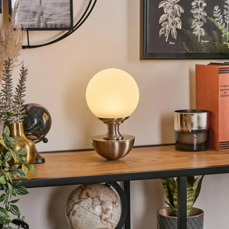 Lakolk Lampe à poser LED Nickel mat, 1 lumière