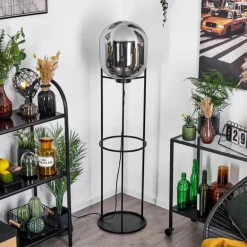 Lampadaire Arieux Noir, 1 lumière