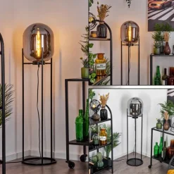 Lampadaire Arieux Noir, 1 lumière