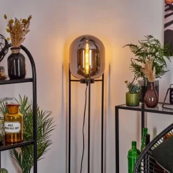 Lampadaire Arieux Noir, 1 lumière