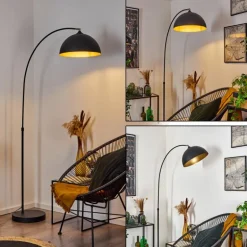 Lampadaire Beles Noir, 1 lumière