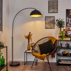 Lampadaire Beles Noir, 1 lumière