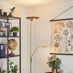Lampadaire Confluencia LED Laiton, 2 lumières