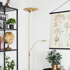 Lampadaire Confluencia LED Laiton, 2 lumières