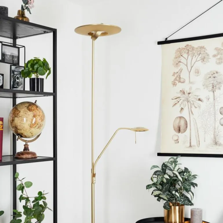 Lampadaire Confluencia LED Laiton, 2 lumières