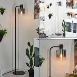 Lampadaire Gafa Noir, 1 lumière