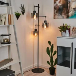 Lampadaire Gafa Noir, 3 lumières