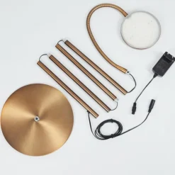 Lampadaire Haltia LED Bronze, 1 lumière