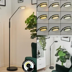 Lampadaire Huallilemu LED Anthracite, 1 lumière
