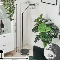 Lampadaire Huallilemu LED Anthracite, 1 lumière