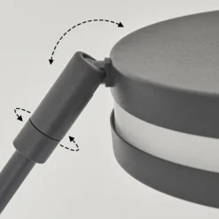 Lampadaire Huallilemu LED Anthracite, 1 lumière