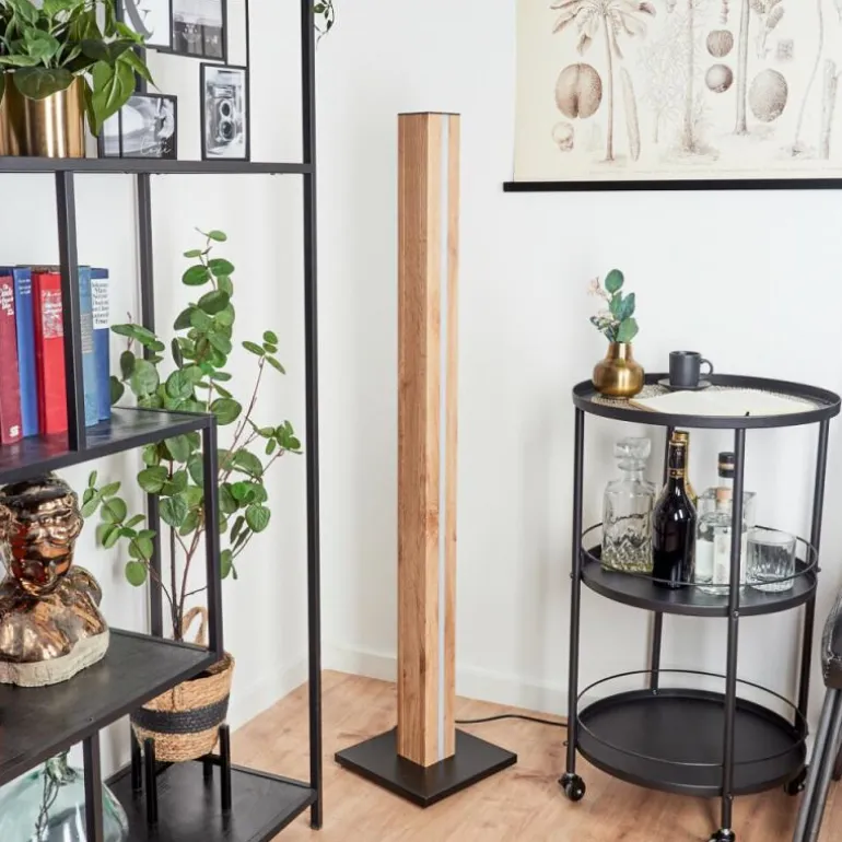 Lampadaire Kyneton LED Écru, Noir, 1 lumière
