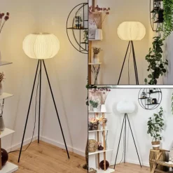 Lampadaire Regufe Noir, 1 lumière