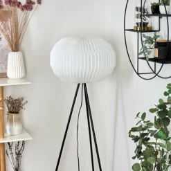 Lampadaire Regufe Noir, 1 lumière