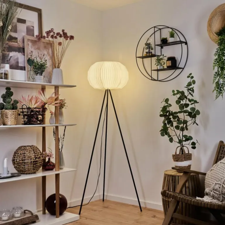 Lampadaire Regufe Noir, 1 lumière