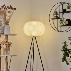 Lampadaire Regufe Noir, 1 lumière