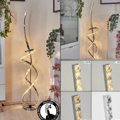 Lampadaire Robalo LED Chrome, 1 lumière