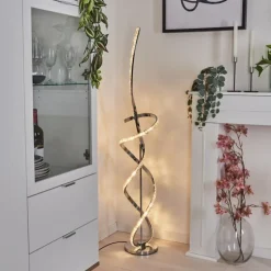 Lampadaire Robalo LED Chrome, 1 lumière