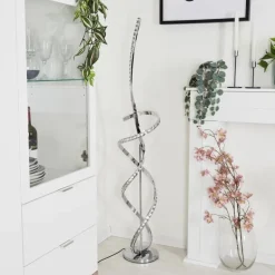 Lampadaire Robalo LED Chrome, 1 lumière
