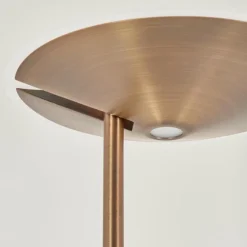 Lampadaire à vasque Murca LED Vieux laiton, 2 lumières