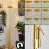 Lampadaire à vasque Murca LED Laiton, 2 lumières