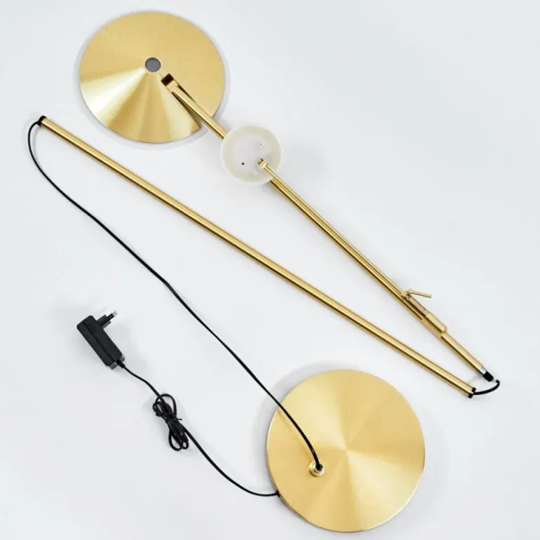 Lampadaire à vasque Murca LED Laiton, 2 lumières