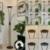 Lampadaire à vasque Chanlus LED Noir, 1 lumière