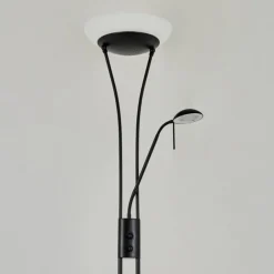 Lampadaire à vasque Chanlus LED Noir, 1 lumière