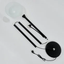 Lampadaire à vasque Phong LED Noir, 2 lumières
