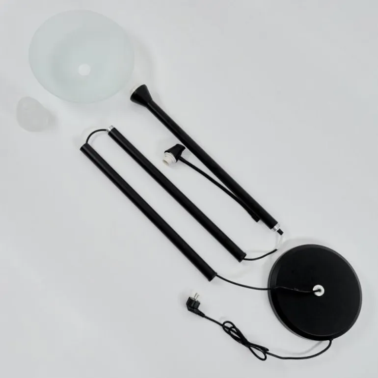 Lampadaire à vasque Phong LED Noir, 2 lumières