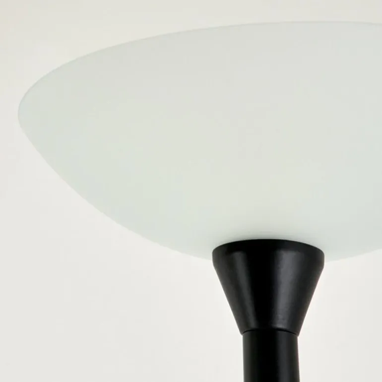 Lampadaire à vasque Phong LED Noir, 2 lumières