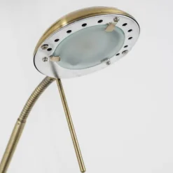Lampadaire à vasque Rom LED Vieux laiton, 2 lumières