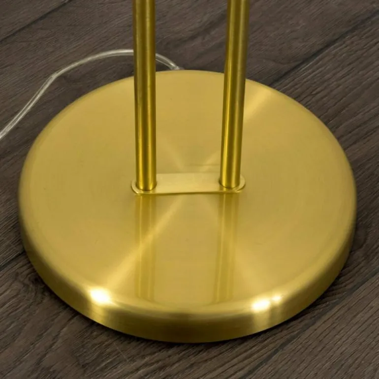Lampadaire à vasque Rom LED Laiton, 2 lumières
