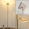 Lampadaire à vasque Veteli LED Chrome, Nickel mat, 2 lumières