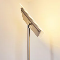 Lampadaire à vasque Veteli LED Acier inoxydable, 2 lumières