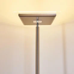 Lampadaire à vasque Veteli LED Acier inoxydable, 2 lumières