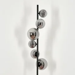 Lampadaire - Verre 10 cm, 12 cm, 15 cm Remaisnil Fumé, 6 lumières