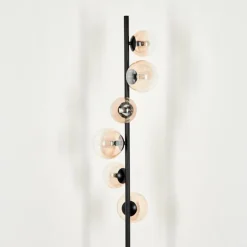 Lampadaire - Verre 10 cm, 12 cm Remaisnil Ambre, Clair, 6 lumières