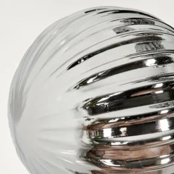 Lampadaire - Verre 10 cm, 12 cm Remaisnil Fumé, 6 lumières