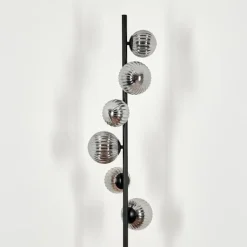 Lampadaire - Verre 10 cm, 12 cm Remaisnil Fumé, 6 lumières
