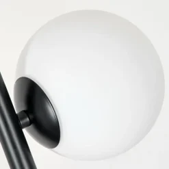 Lampadaire - Verre 10 cm, 12 cm Remaisnil Blanc, 5 lumières
