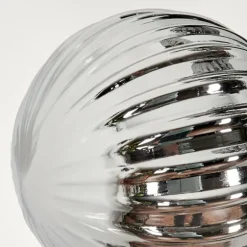 Lampadaire - Verre 10 cm, 12 cm Remaisnil Fumé, 5 lumières