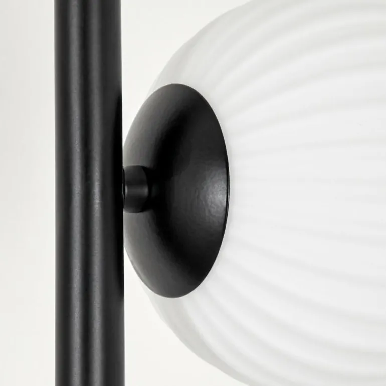 Lampadaire - Verre 10 cm, 12 cm Remaisnil Blanc, 5 lumières