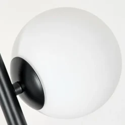 Lampadaire - Verre 10 cm, 12 cm Remaisnil Blanc, 6 lumières