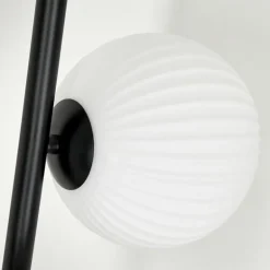 Lampadaire - Verre 10 cm, 12 cm, 15 cm Remaisnil Blanc, 6 lumières